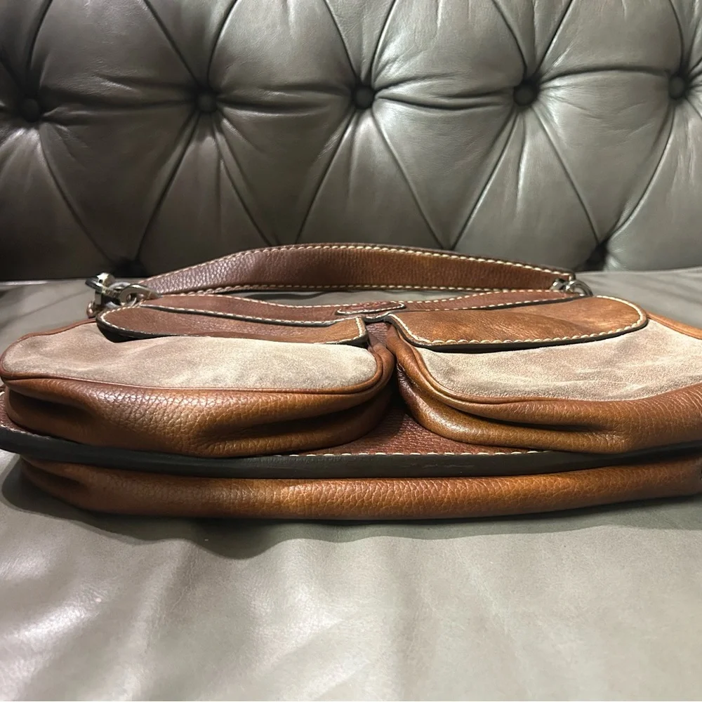 💥SOLD💥 Tod's Leather and Suede Shoulder Bag - Picture 4 of 15